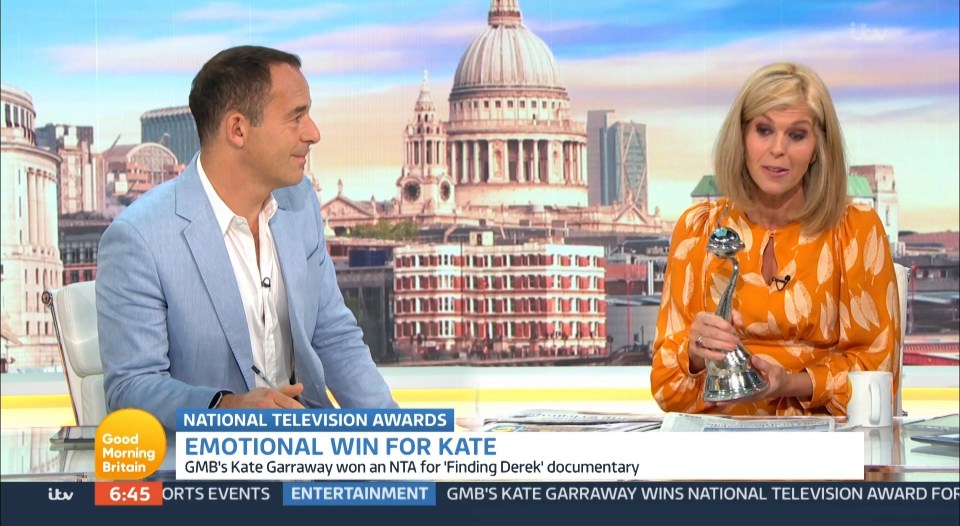 Kate whipped out her gong on today's GMB