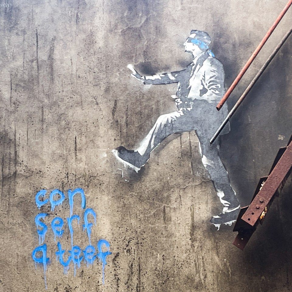 The artwork appears to hint at Government failings