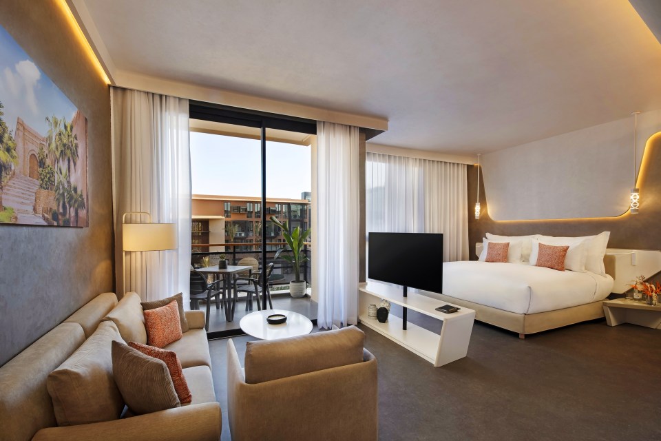 The luxury facility boasts 174 rooms