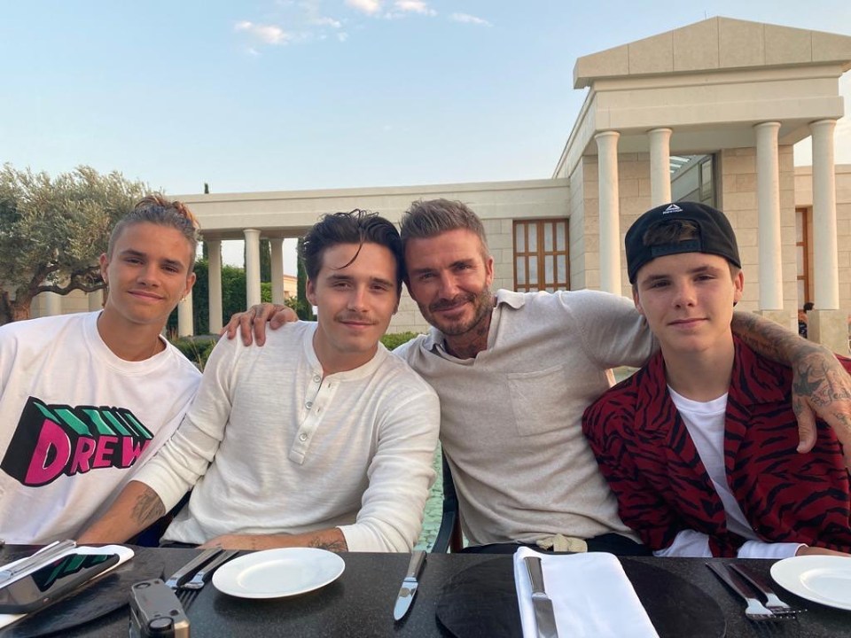 Romeo will be best man at the wedding alongside brother Cruz (R)