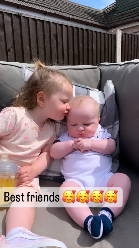 The 20-year-old said the two siblings are "best friends"