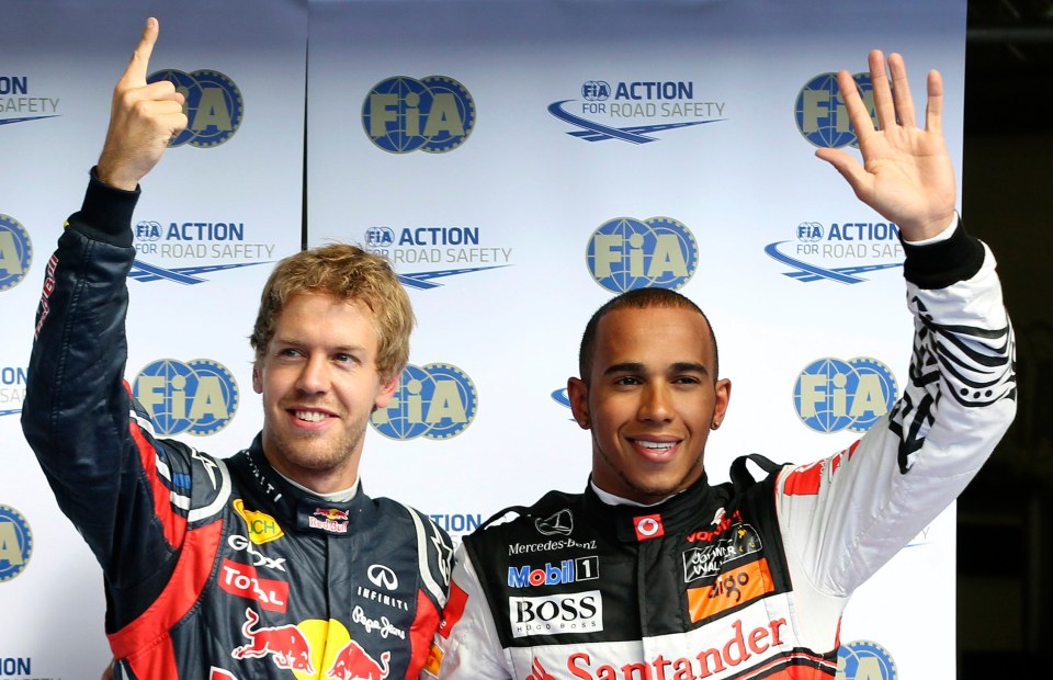 Vettel won four F1 world championships between 2010 and 2013