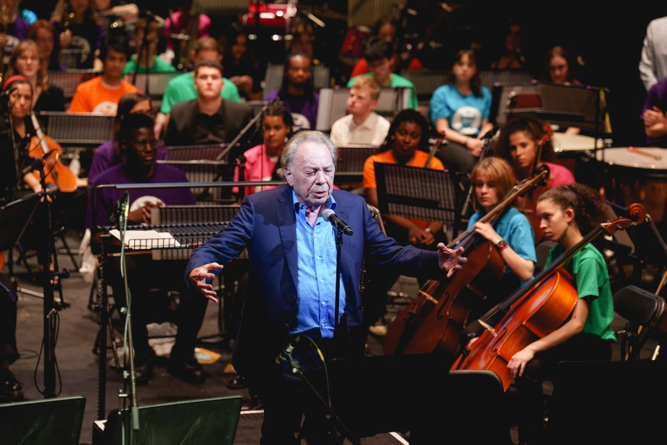 Andrew spoke movingly about the importance of music education