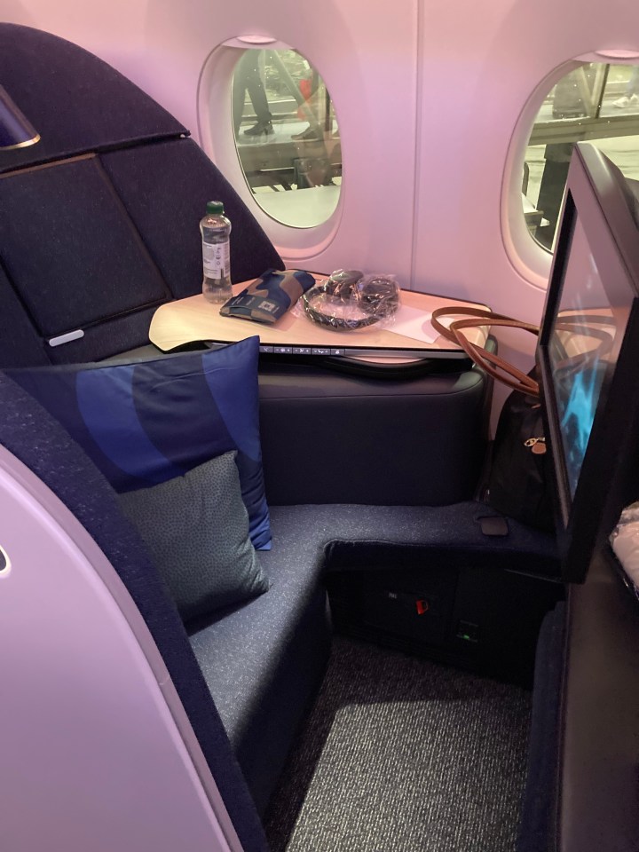 The new pods don't decline but have a large curved privacy wall