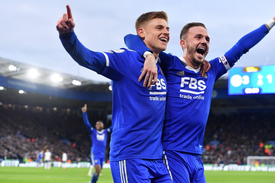 Tottenham had a bid rejected for Barnes and his Leicester team-mate James Maddison