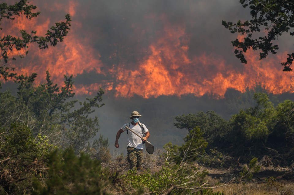 Up to 10,000 stranded Brits are waiting for news as the fires rage on