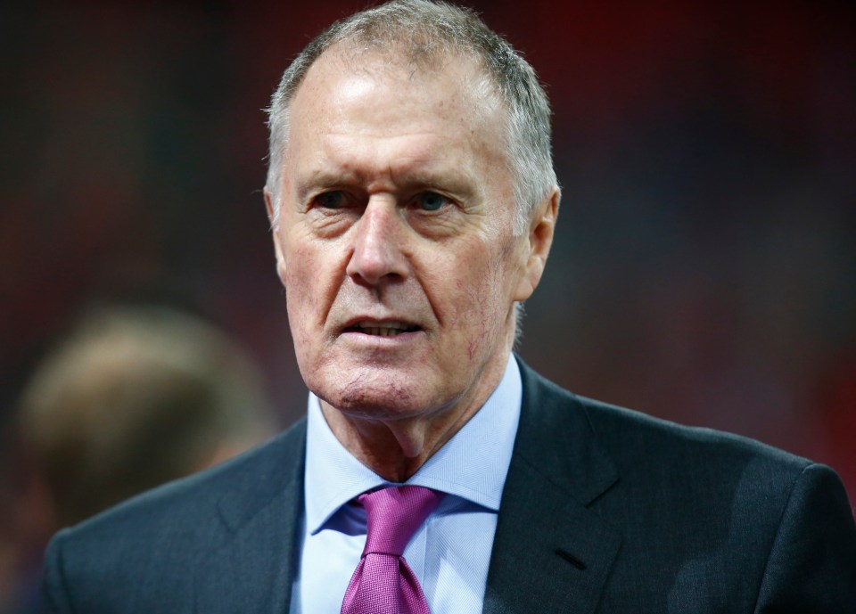 Sir Geoff, seen here in 2020, successfully objected to the phone mast being built