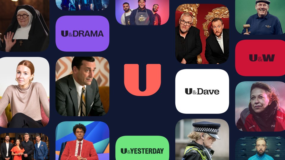 a collage of u and drama and u and dave icons