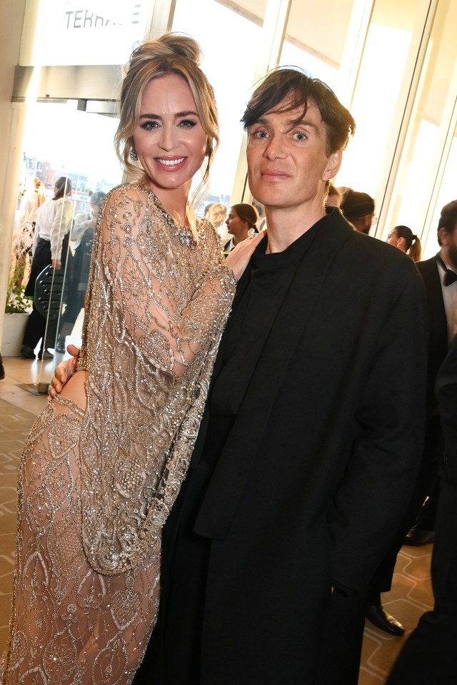 Oppenheimer stars Emily Blunt and Cillian Murphy