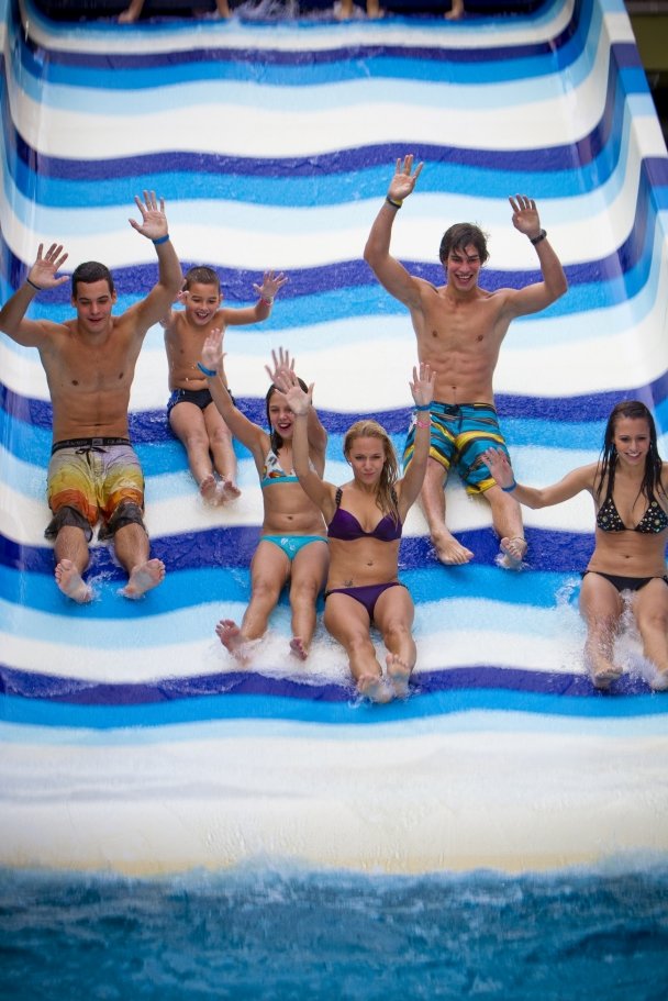 The Family Slide is suitable for both adults and kids