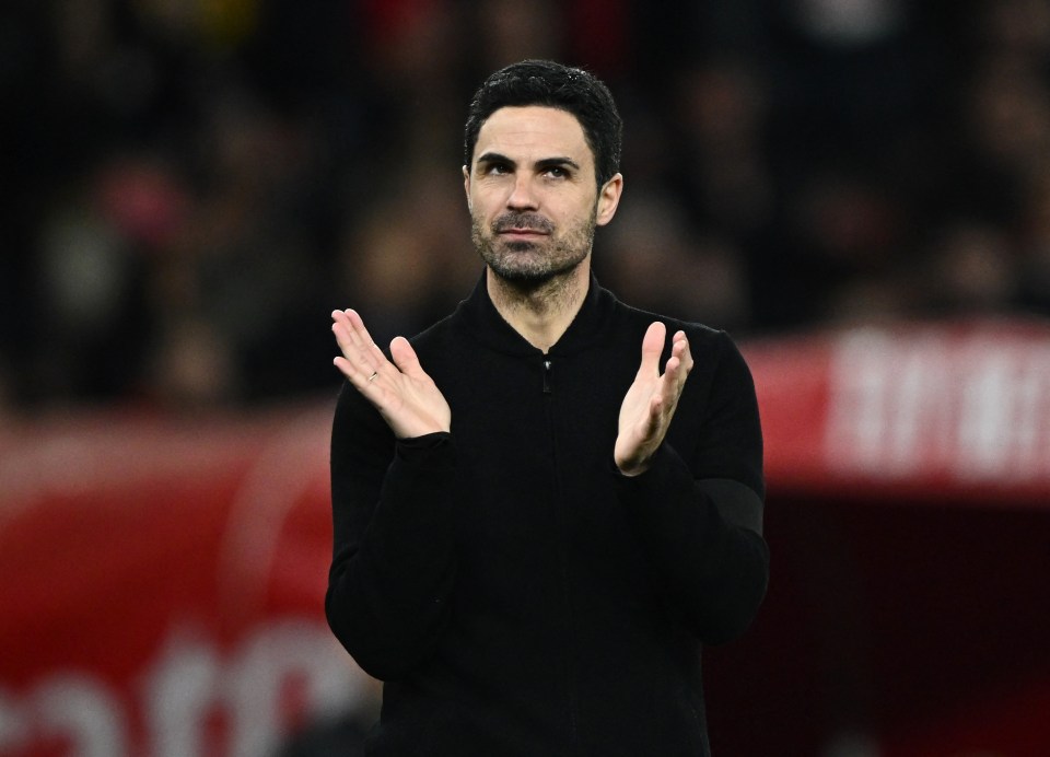 Mikel Arteta's three-man striker shortlist has been revealed