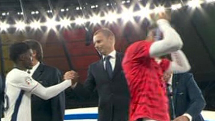 Trent Alexander-Arnold was another spotted wasting no time in taking it off
