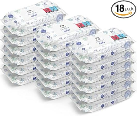 Amazon Mama Bear Sensitive Unscented Baby Wipes were named the best product in the category
