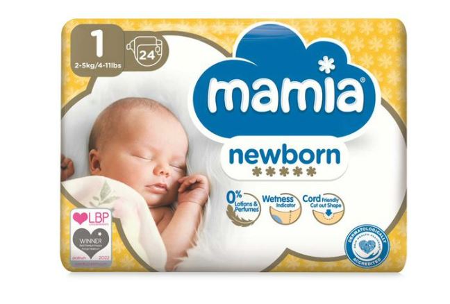 Aldi's Mamia nappies cost just 75p