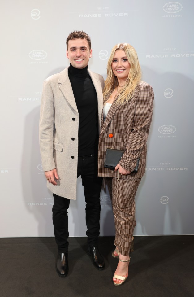 Jack Burnell and Ella Henderson at the Range Rover launch.