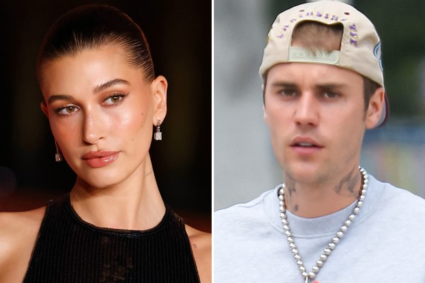 Hailey Bieber and Justin Bieber.