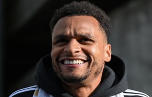 Jacob Murphy at a Newcastle United trophy parade.