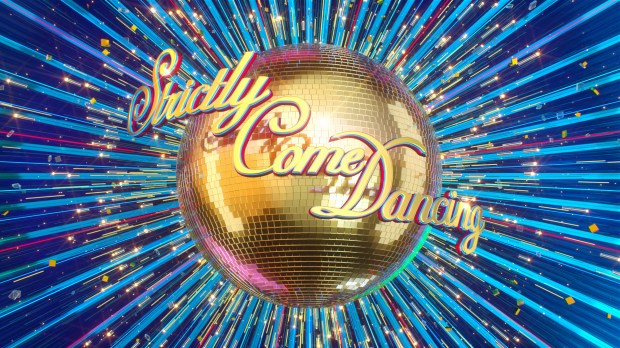 Strictly Come Dancing 2022 logo with disco ball.