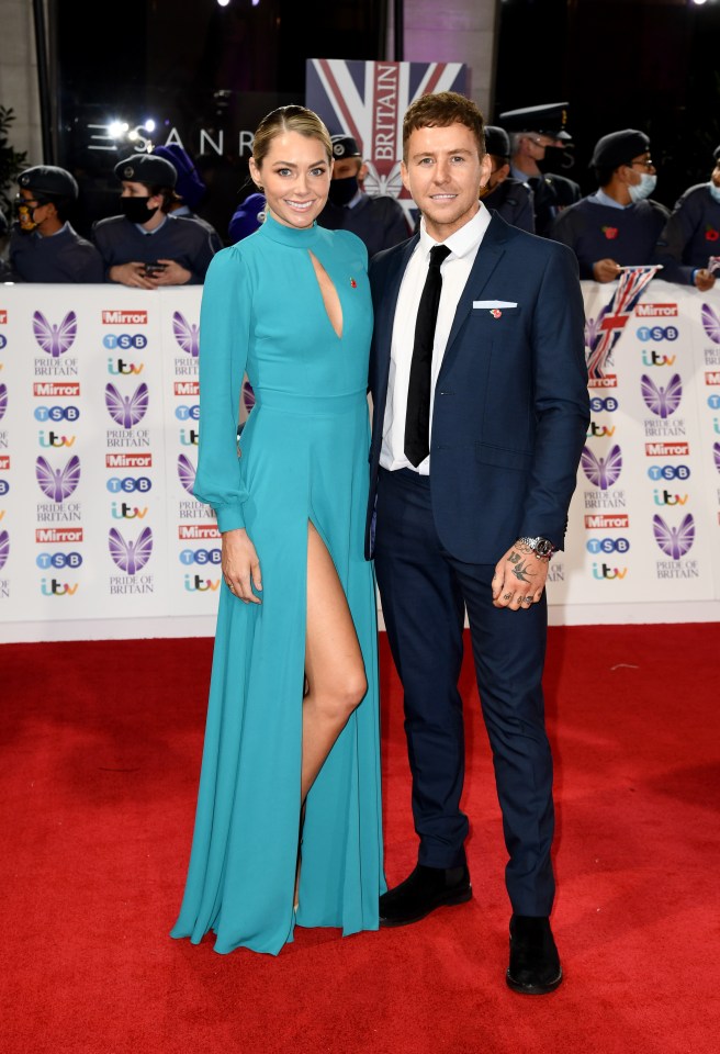 Danny Jones and Georgia Horsley at the Pride of Britain Awards.