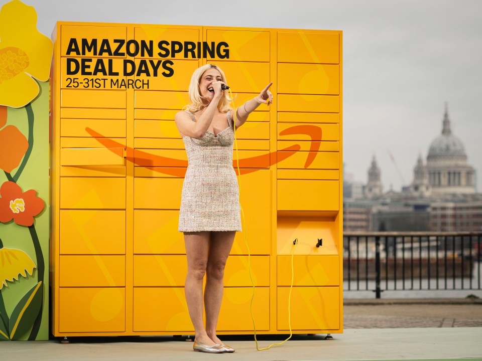 Singer Pixie Lott at Amazon Spring Deal Days event in London.