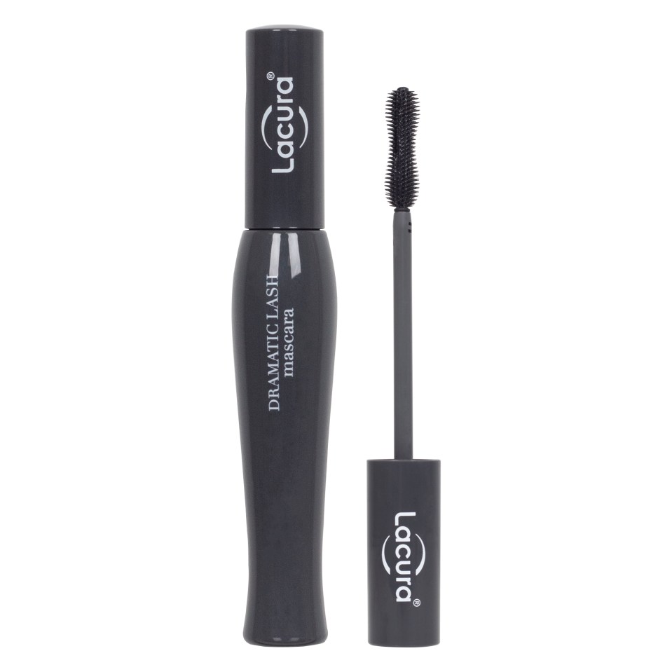 Lacura Dramatic Lash mascara.