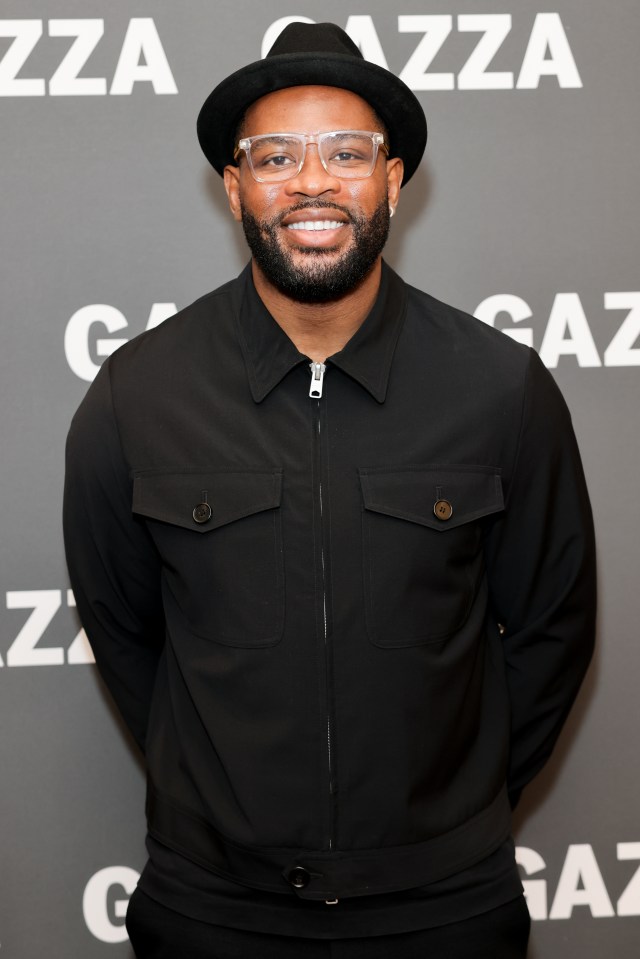Ugo Monye at the world premiere of "Gazza."