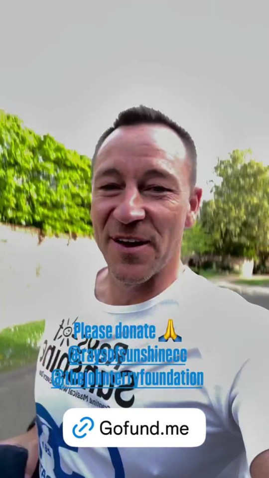 John Terry marathon prep - Instagram, http://www.instagram.com/johnterry.26/