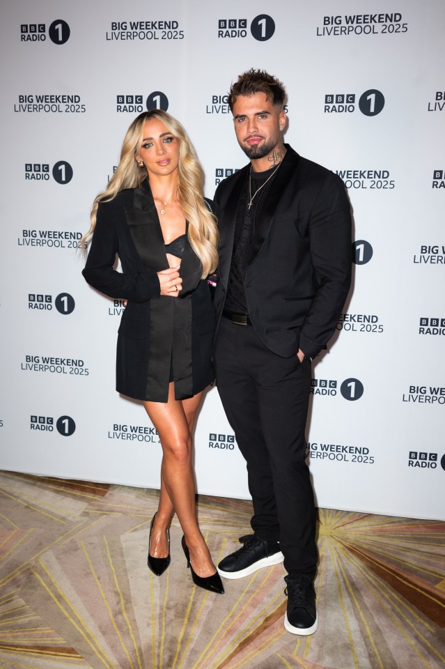 Abi Moores and Nathan Campbell at the Radio 1 Big Weekend press launch.