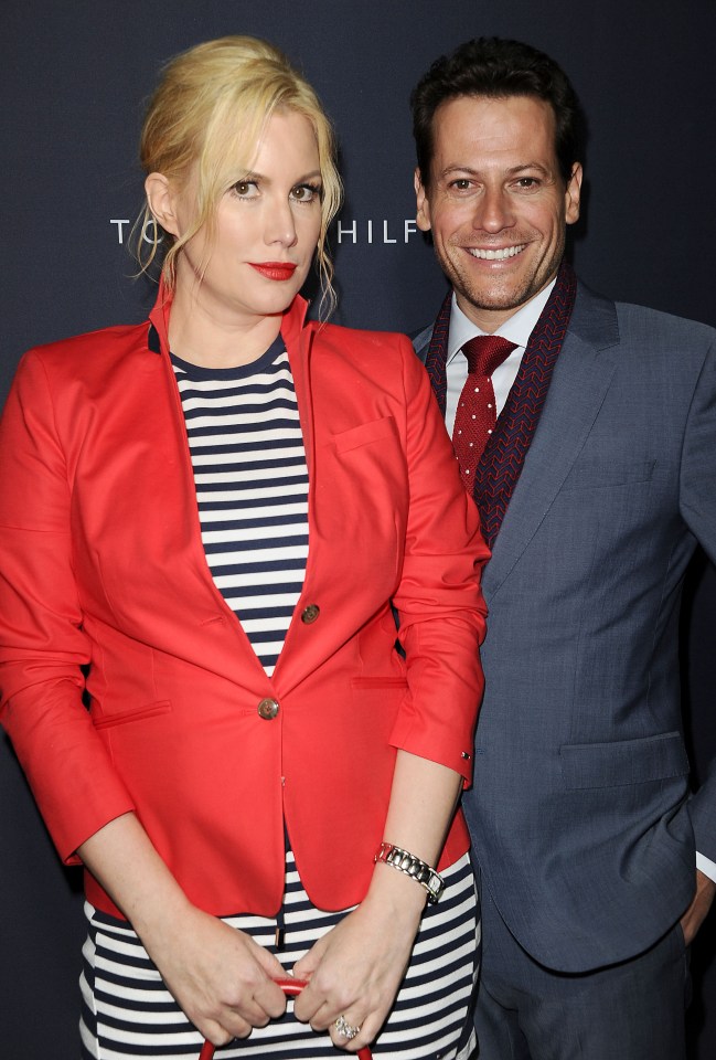 Alice Evans and Ioan Gruffudd at a Tommy Hilfiger event.