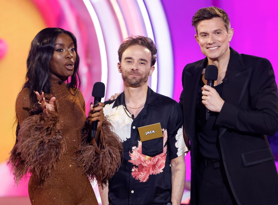 AJ Odudu, Jack P. Shepherd, and Will Best at the Celebrity Big Brother launch.