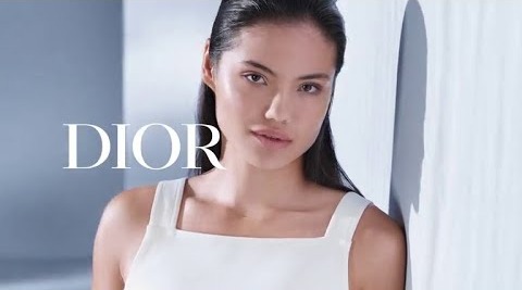 Emma Raducanu in a Dior advertisement.