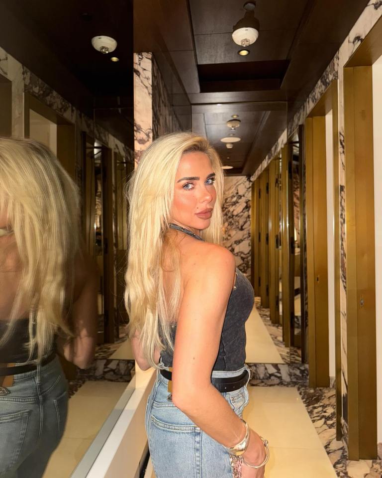Gabby Allen in Dubai.