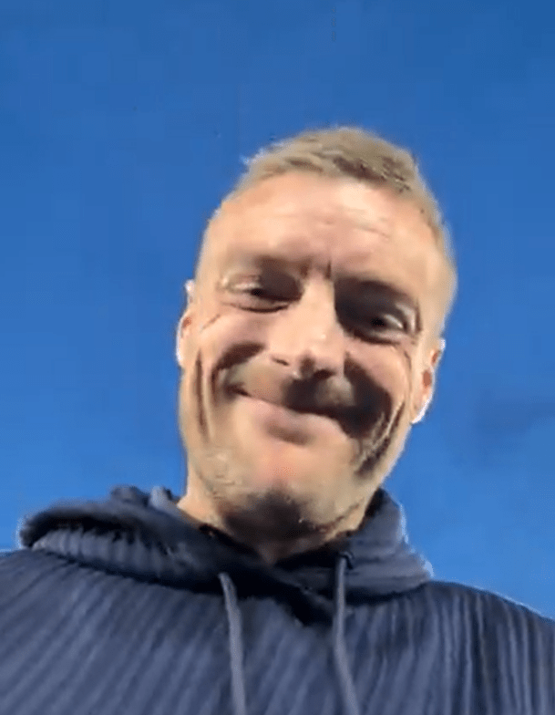 Portrait of Jamie Vardy smiling.