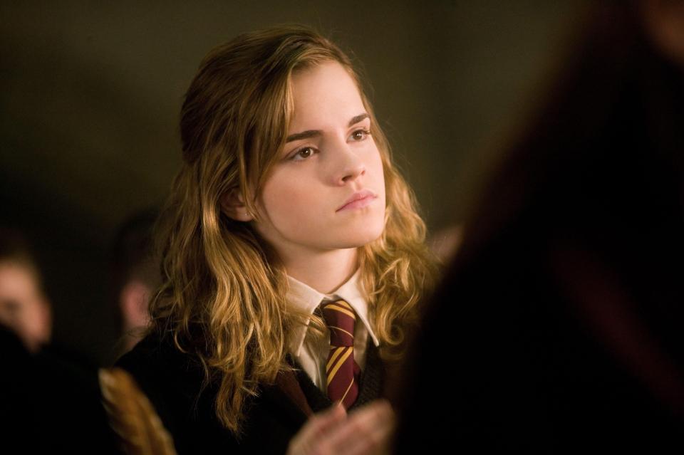 Emma Watson as Hermione Granger in Harry Potter and the Order of the Phoenix.