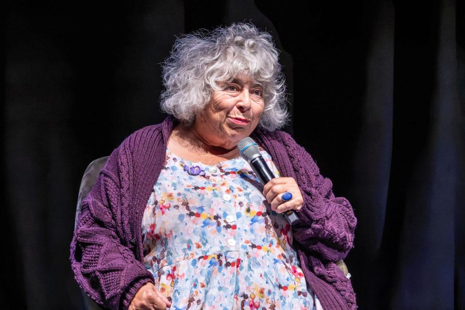 Headshot of Miriam Margolyes.