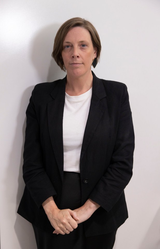 Jess Phillips MP at Heathrow Airport.