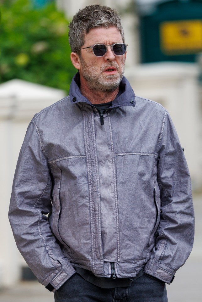 Noel Gallagher near his home in Maida Vale.
