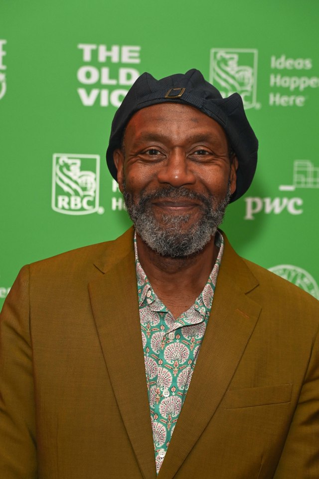 Sir Lenny Henry at a press night after-party.